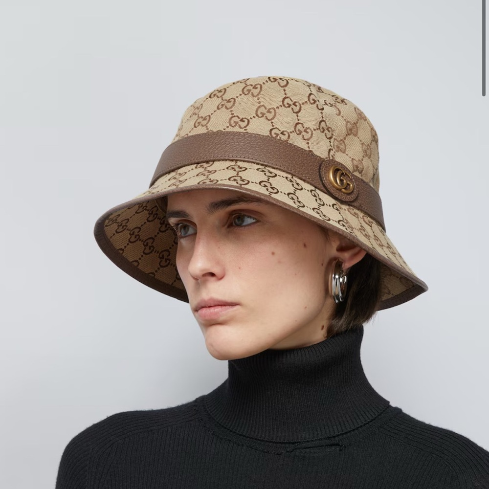 Gucci Beige and Brown Bucket Hat - Picture 4 of 9
